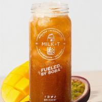 Lucky Love · Passion fruit jam + handcrafted mango jam with green tea