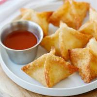 Fried Cheese Wonton (6 Pc) · Crispy cream cheese wontons are stuffed with the most delicious filling with crispy exterior...