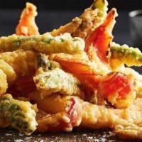 Shrimp Combo Tempura · Fried jumbo shrimp and mixed vegetable