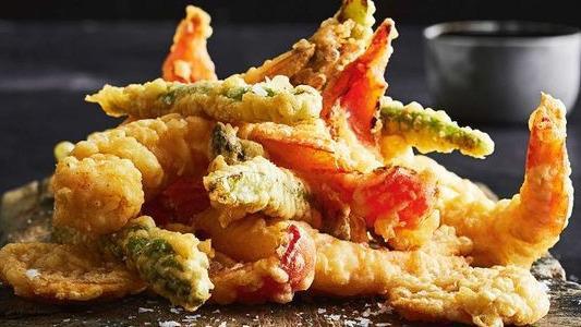 Shrimp Combo Tempura · Fried jumbo shrimp and mixed vegetable
