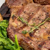 Boneless Head Chef'S Cut Ribeye (15 Oz) · USDA Choice Boneless Ribeye Steak, House butchered, served with Rainbow Potatoes & Vegetable...