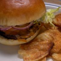 Klassic Cheeseburger · Cheddar cheese, lettuce, tomato, pickle, onion, and house blarney sauce.

Consuming raw or u...