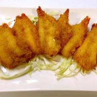 Fried Shrimps (6) · Crispy butterfly shrimp served with sweet & sour sauce