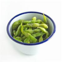 Edamame (V) · Broiled soybean sea salt.