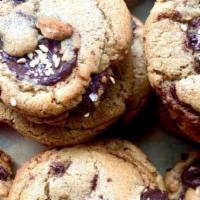 Mama'S Cookies · Tahini chocolate chip. (Three  cookies)  *no nuts*.