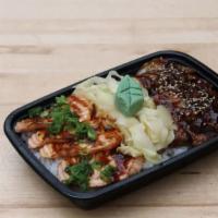 Box Seared · The Box Seared contains 4 pieces of seared salmon sashimi and 4 pieces of seared unagi on to...