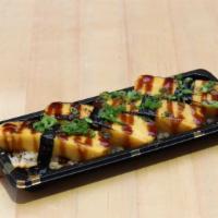 4Pc Seared Tamago · The Seared Tamago is a 4 piece set that is seared with spicy mayo and then topped off with u...