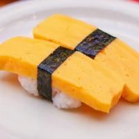 2Pc Tamago (Egg) · Consuming raw or undercooked seafood or eggs may increase your risk of foodborne illness.