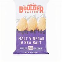 Malt Vinegar & Sea Salt Chips  · Boulder Canyon Chips - Malt Vinegar & Sea Salt