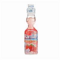 Ramune - Strawberry · Japanese carbonated soft drink, strawberry flavor. 7oz.