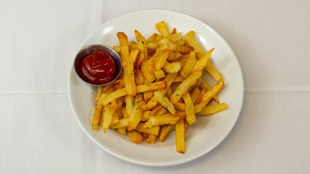House-Cut French Fries · House-cut potatoes, twice-fried and tossed with sea salt and parsley