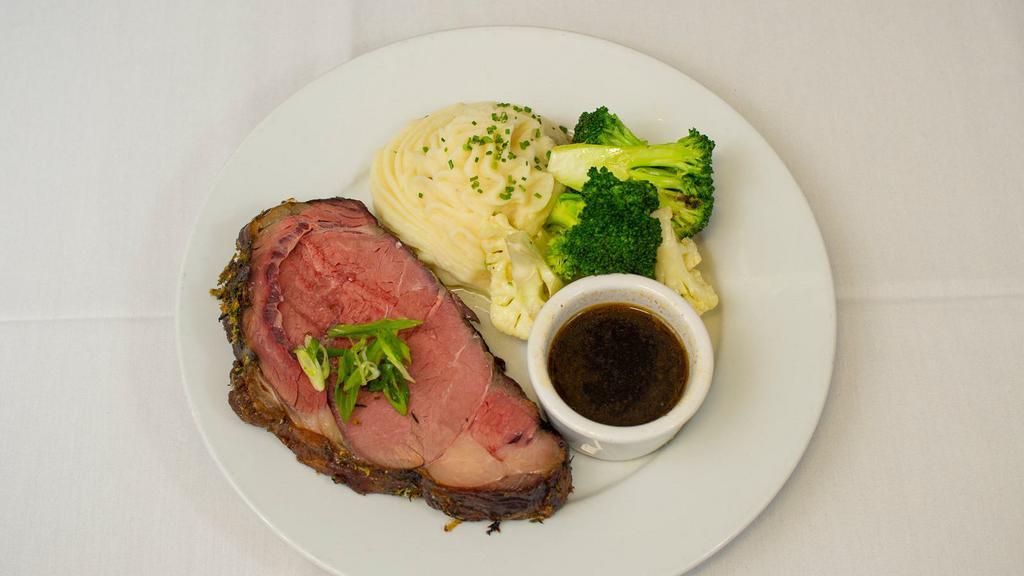 Prime Rib Entree  · Served au jus and horsey sauce. 

*Consuming raw or undercooked meat, poultry, seafood, shellfish or eggs may increase your risk of foodborne illness.