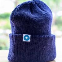 Beanie · Glaze your noggin with a Blue Star Beanie! Knit beanie cap with cuff and embroidered logo.