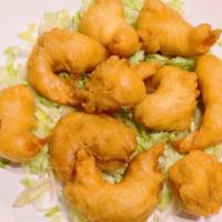 Fried Shrimp(10) · deep fried,breaded shrimp炸虾