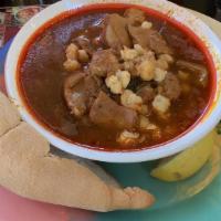 Menudo  · Sided with Onions, Cilantro & Limes