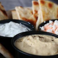 3 Dip Sampler · (cheaper delivery prices at eatgrkitchen.com)