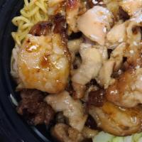 Chicken & Shrimp · Our most popular combo bowl!