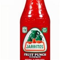 Jarritos Fruit Punch · Carbonated Water (Water, Carbon Dioxide), Natural Sugar, Citric Acid, Natural and Artificial...