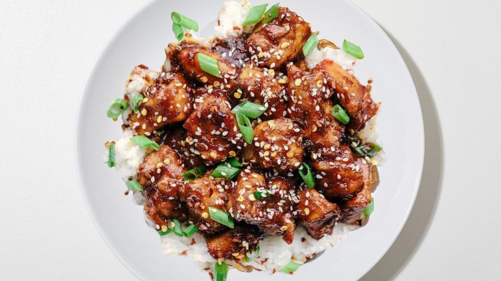 General Tso’S Chicken · Deep fried white meat chicken pieces blended with chef’s sauce.