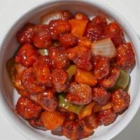 Sweet And Sour Pork · Deep fried battered pork covered with sweet and sour sauce, pineapple, carrots, bell pepper ...