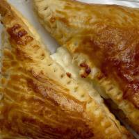 Armenian Khachapuri · Two puff pastry filled with cheese and baked.
