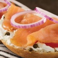 Nova Lox Sandwich · Breakfast really doesn't get more perfect - or classic - than this! Top your favorite bagel ...