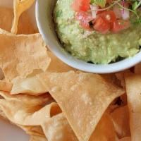 Guacamole & Chips · House-made guacamole topped with pico de gallo.