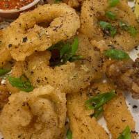 Breaded Calamari · Delicious deep fried Pacific Ocean calamari!