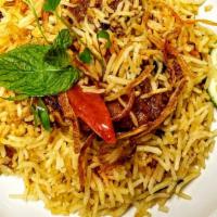 Veggies Biryani · Aromatic Dum Rice cooked on low heat with flavorful spices and delicious chicken.  Which is ...