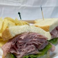 Ham Sandwich · Fresh Made to Order Deli Ham Sandwich. Choice of Bread & Cheese includes Mayonnaise, Mustard...
