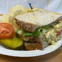 Deluxe Egg Salad Sandwich · Fresh Made to Order Deli Egg Salad with Bacon Sandwich. Choice of Bread  includes Mayonnaise...