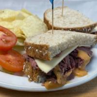 Pastrami & Swiss · Fresh Made to Order Deli Pastrami, Swiss and Thousand Island Dressing Sandwich. Choice of Br...