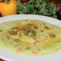 Jalapeno & Lime-Cilantro Hummus · Vegan. Gluten free.