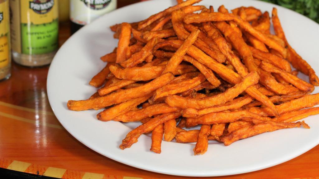 Sweet Potato Fries · Vegan. Gluten free.