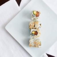 Salmon With Avocado Roll · Six pieces per order.