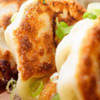 Pan Seared Pork Potsticker · Pork & Cabbage, Pan-Fried w/ Sweet Soy Sauce (5pcs)