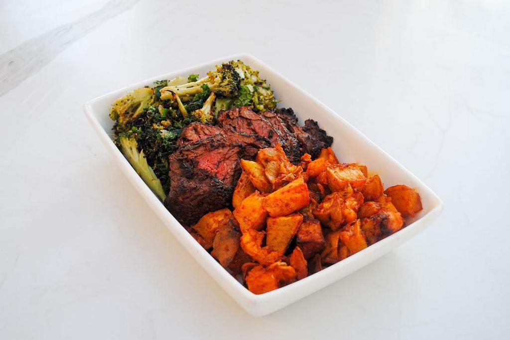Custom Protein Plate · Choose one market protein and any two seasonal market sides.