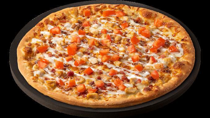 Chicken Bacon Ranch - Small · Chicken, Bacon Pieces, Diced Tomatoes, Ranch Dressing