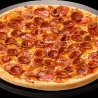 Pepperoni Pizza - Medium. · Includes Pepperoni