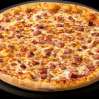 Diced Ham Pizza - Medium · Includes Diced Ham