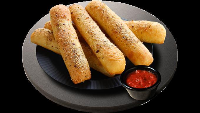 Breadsticks · New! Six individual breadsticks topped with a blend of herbs and spices. Marinara Sauce included.