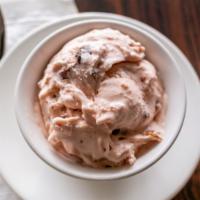 Rose Coconut Almond Fruit Ice Cream · 
