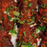 Chicken Wings · gluten free 6 peace marinated with yogurt and Indian  spices