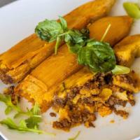 Beef Tamales · Seasoned beef & spice of your choice