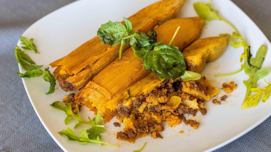 Beef Tamales · Seasoned beef & spice of your choice