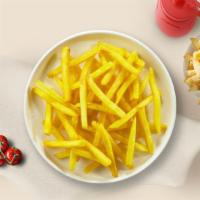 Fries No Lies · Idaho potato fries cooked until golden brown and garnished with salt.