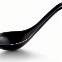 Black Melamine Spoon · Black melamine spoon made in Malaysia.