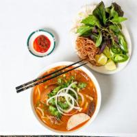 Bún Bò Huế · Sliced beef flavored vermicelli noodle soup huế style. Sliced beef flavored vermicelli noodl...