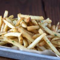 Pdx Fries · With truffle salt and parsley.