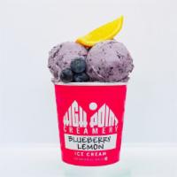 Pint Of Blueberry Lemon · Five pounds of perfectly ripe blueberries go into every batch of this crowd pleaser, and a t...